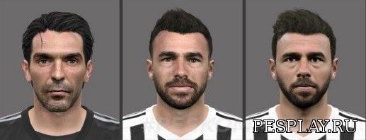 Juventus facepack PES 2016