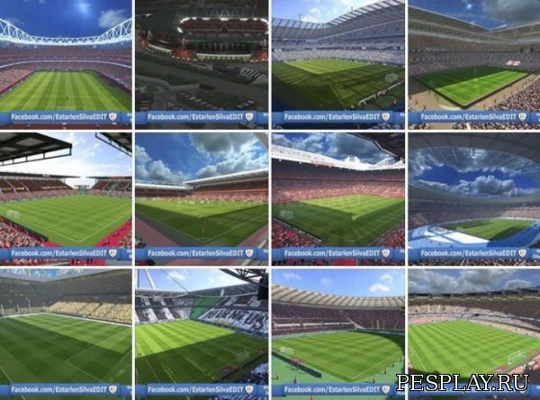 PES 2016 PACK STADIUMS 2.0 FINAL VERSION ОТ ESTARLEN SILVA